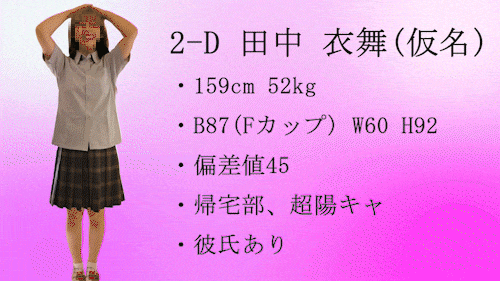 【顔出し】2-D　田中 衣舞（仮名）