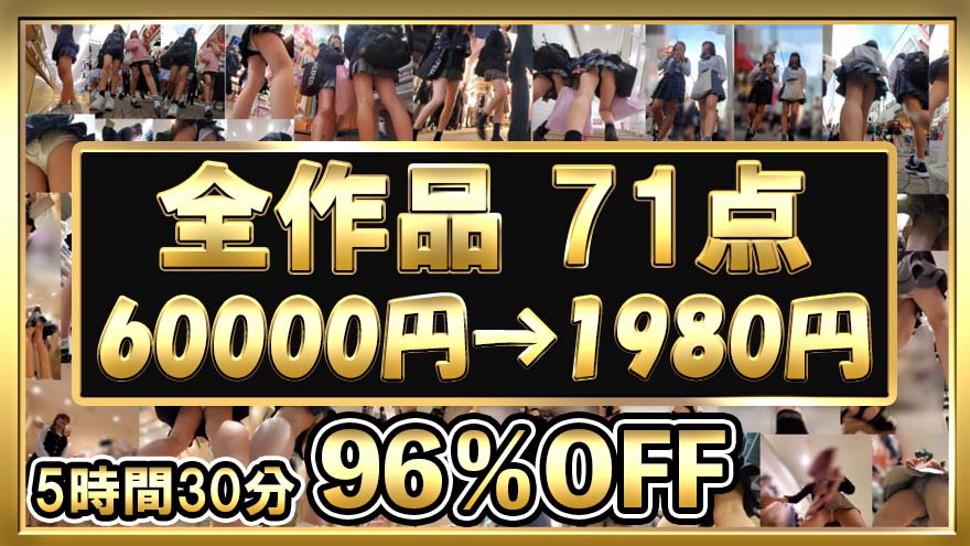 71作品 96％OFF 60000円相当→1980円