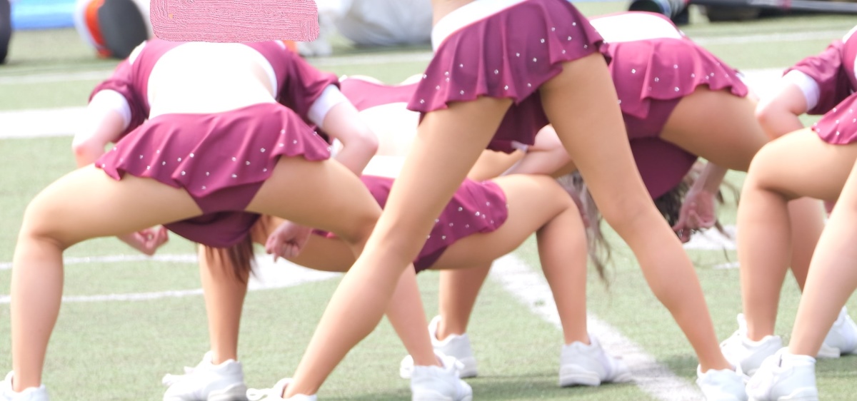 新作【チア】後ろからパンチラしまくりのチアお姉さんにドッキドキ Part2