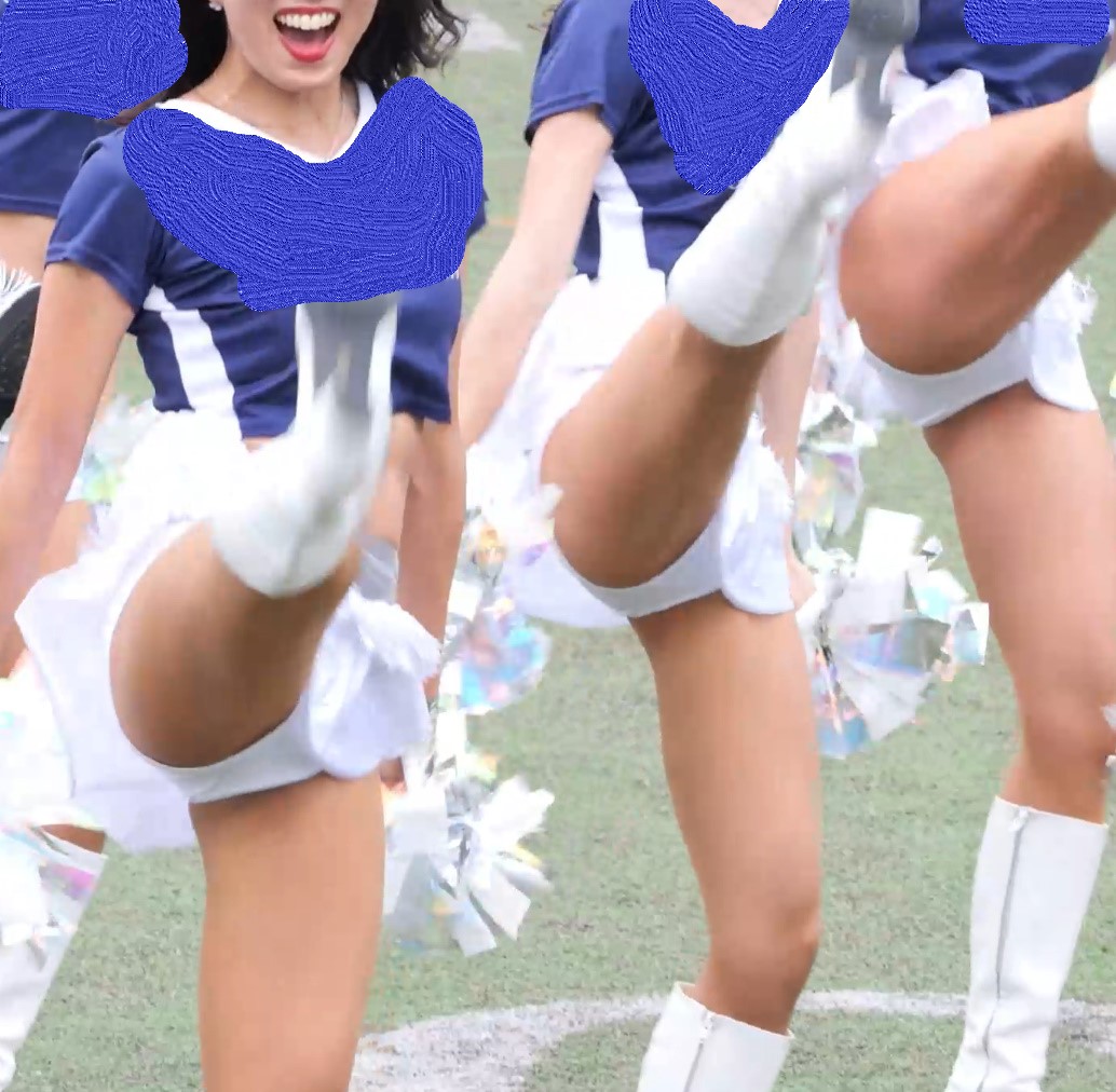 新作 白ミニスカで見え見えのチアお姉さんにドッキドキで胸きゅん part1