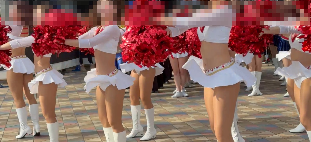 新作 かわいすぎるチアガール、160人大集合!!