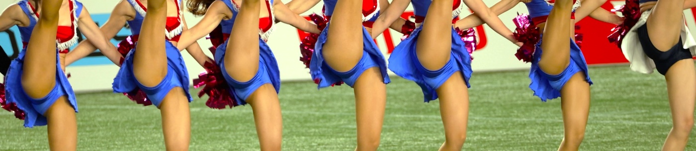 新作 かわいすぎるチアガール、160人大集合!! Part2