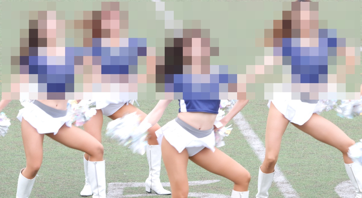 新作 青です! 禁断のバックショット! 後ろからエぐい