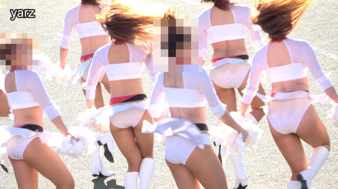 新作 白!もはやホワイトしか勝ちません 社会人人気チア 風チラ編【4K】