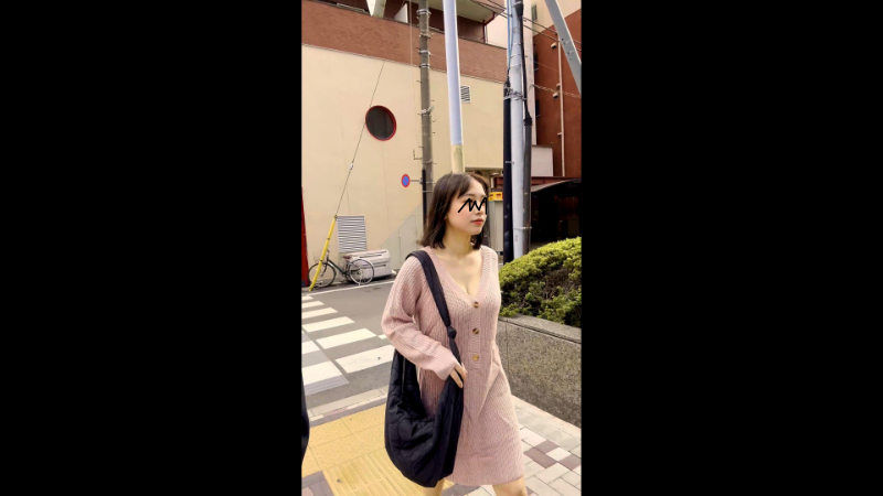 【４K顔出し】美人巨乳JDのブラチラ＆パンモロがっつりｗ