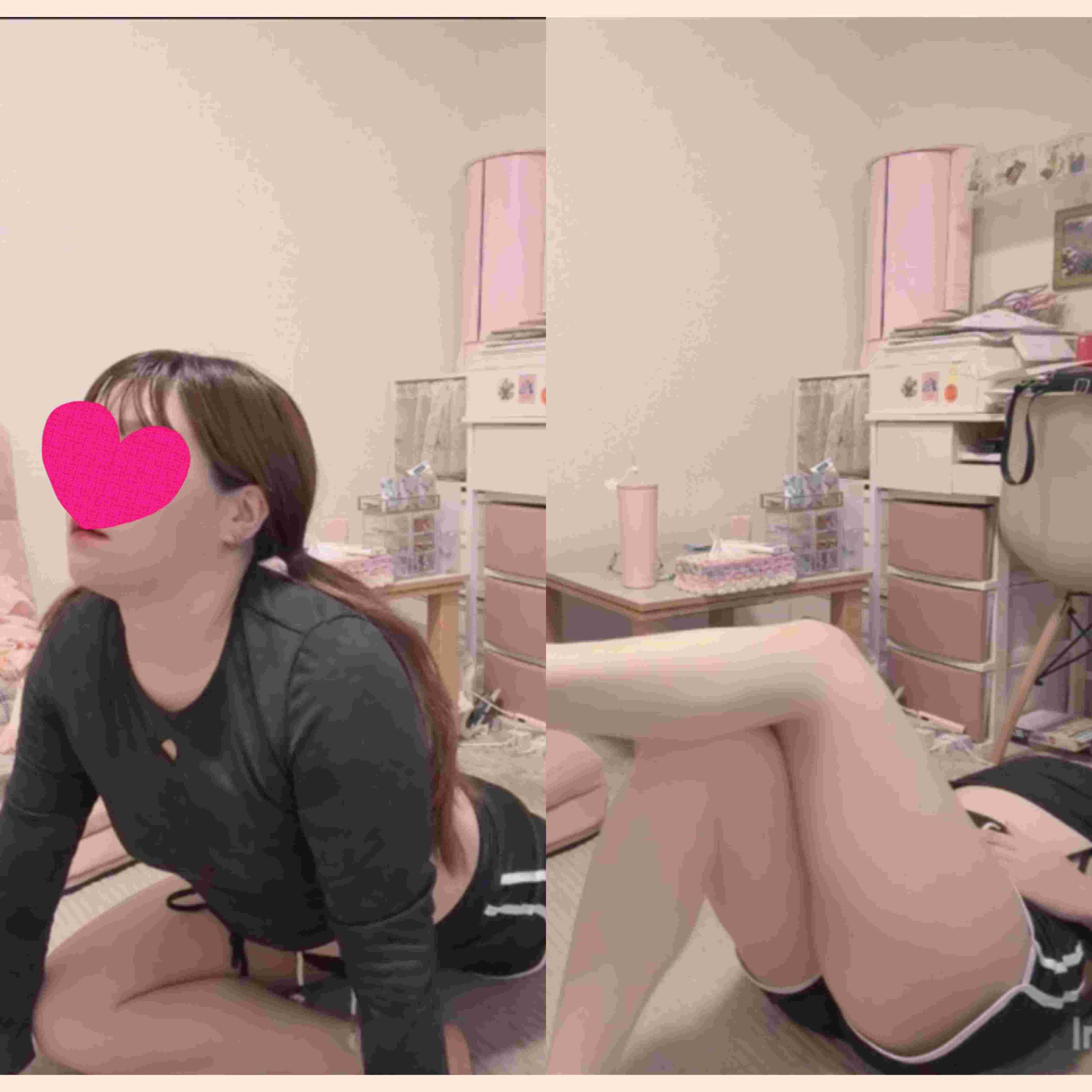 【民家〇撮/美女ストレッチ】カメラ 部屋 リアル