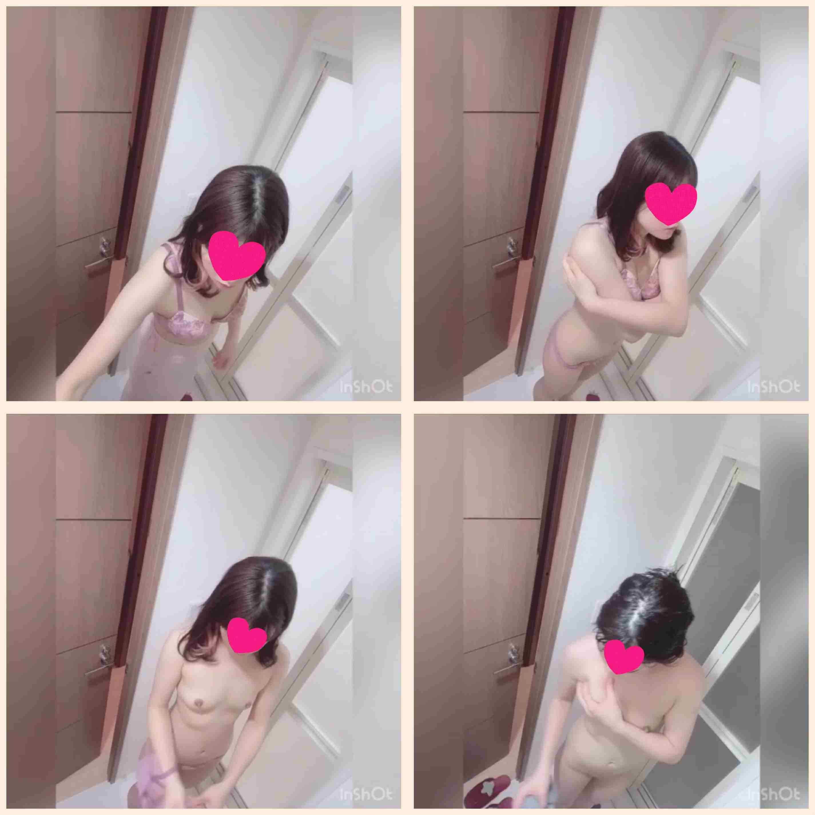 【脱衣所カメラ】リアルに女友達が風呂の前に脱ぐところ（mp4）