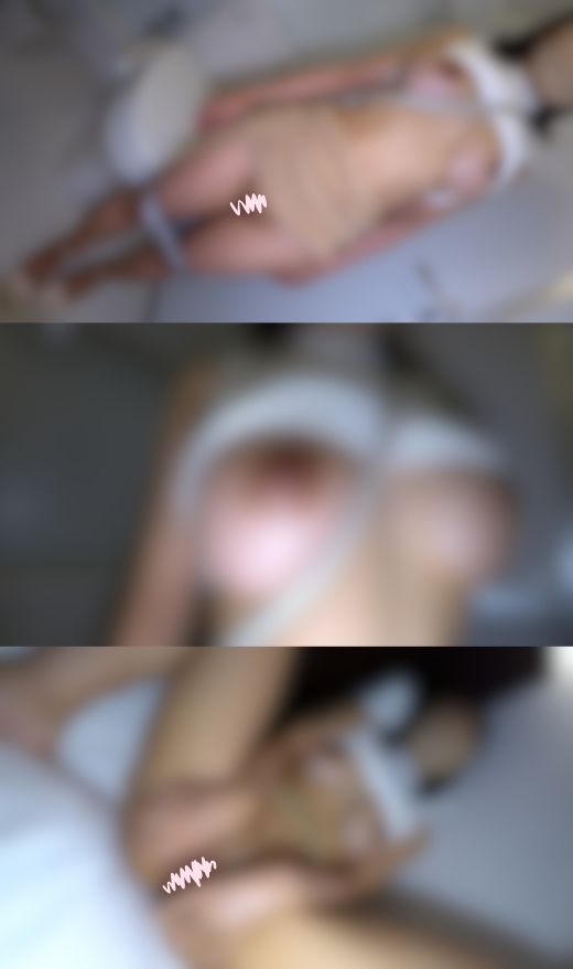 【ノーブラ着衣巨乳】白ニットに浮かぶ胸ポチとパイスラの圧倒的立体感！魅惑の肉厚ヒップ