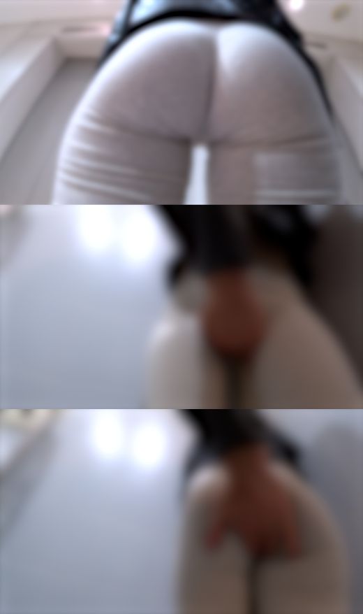 【サンプル動画】【プリ尻探訪】ピタパンにクッキリ浮かぶ尻じわ!スレンダー美脚OLの極上ヒップを堪能中