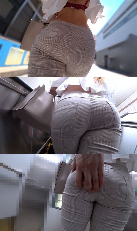 【はち切れ寸前!ピタパンデカ尻】身長150cmに隠された「推定100cm超え」の衝撃