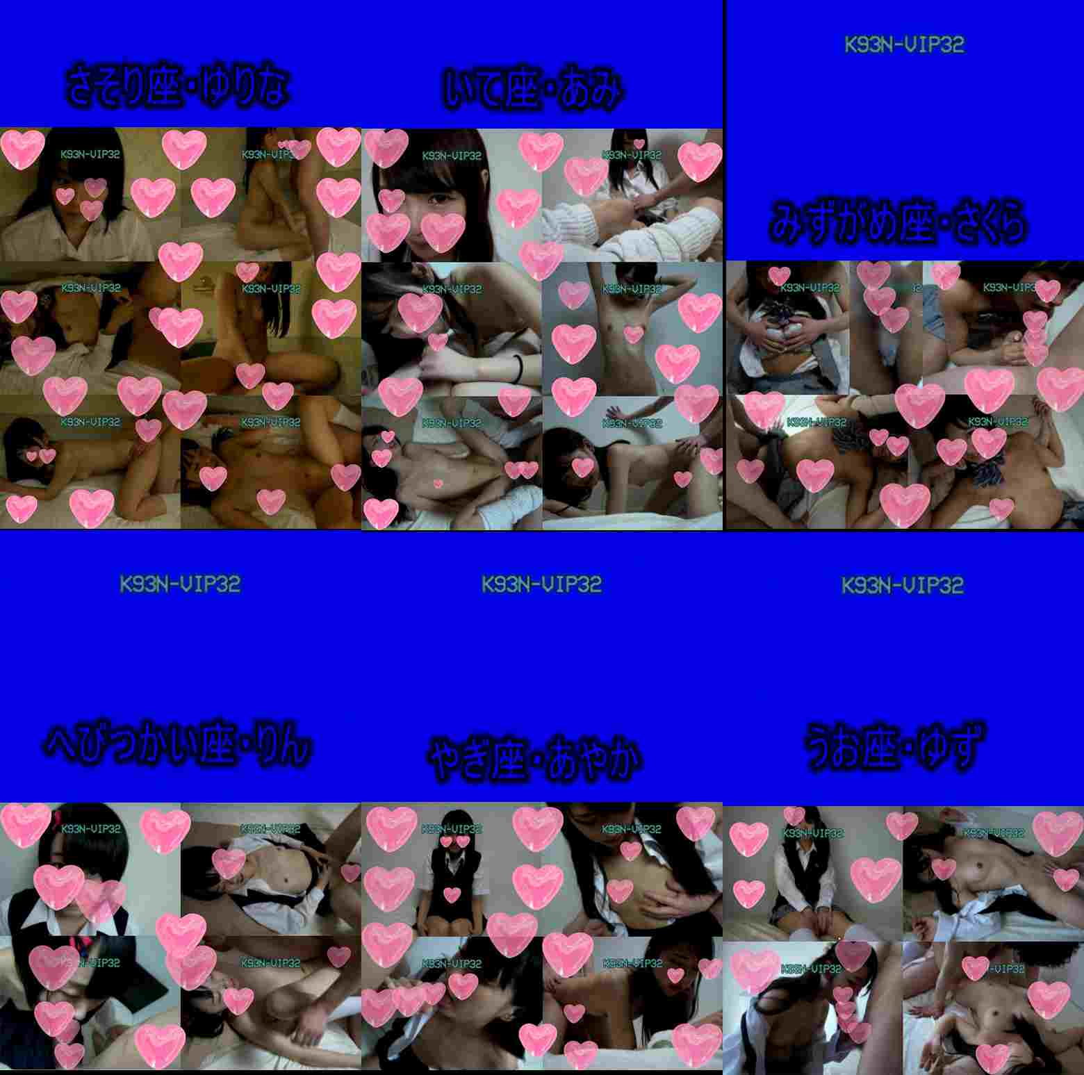 ■14本セット■関西援VIP(13星座シリーズ)■S-VHS画質ver.