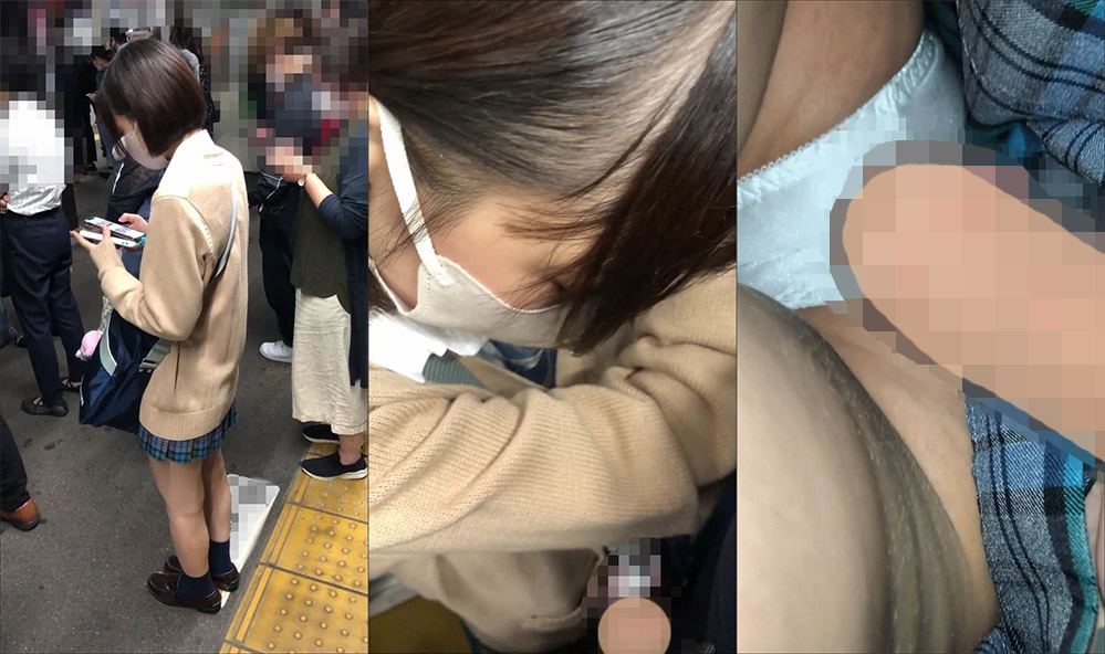 おさわり　青チェ