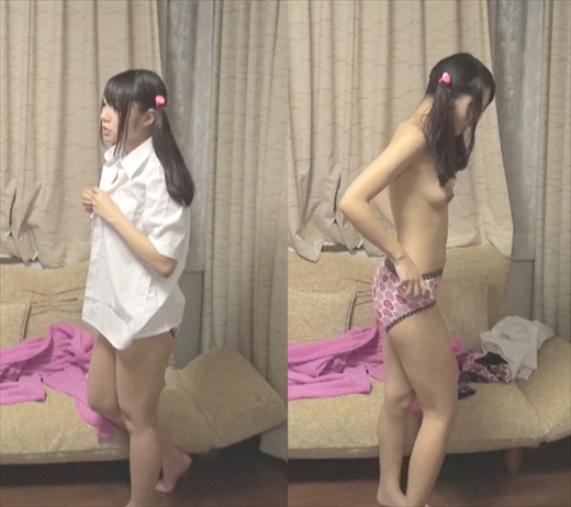 .着替え隠し撮り9★悪戯されやすい娘・中編-1★
