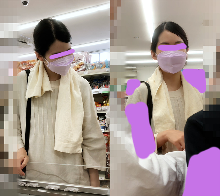 【背徳】 おっぱい 乳首見え【ヘア】