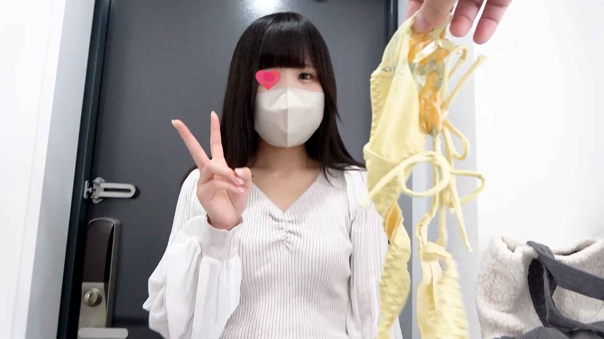 黒髪美女の脱ぎ立てパンツ買取/パンチラアングルに乳首お触りまで【下着/美乳/美尻】