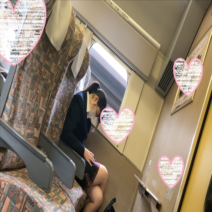 JKを見ながらシコシコ　電車内でのシャナニー