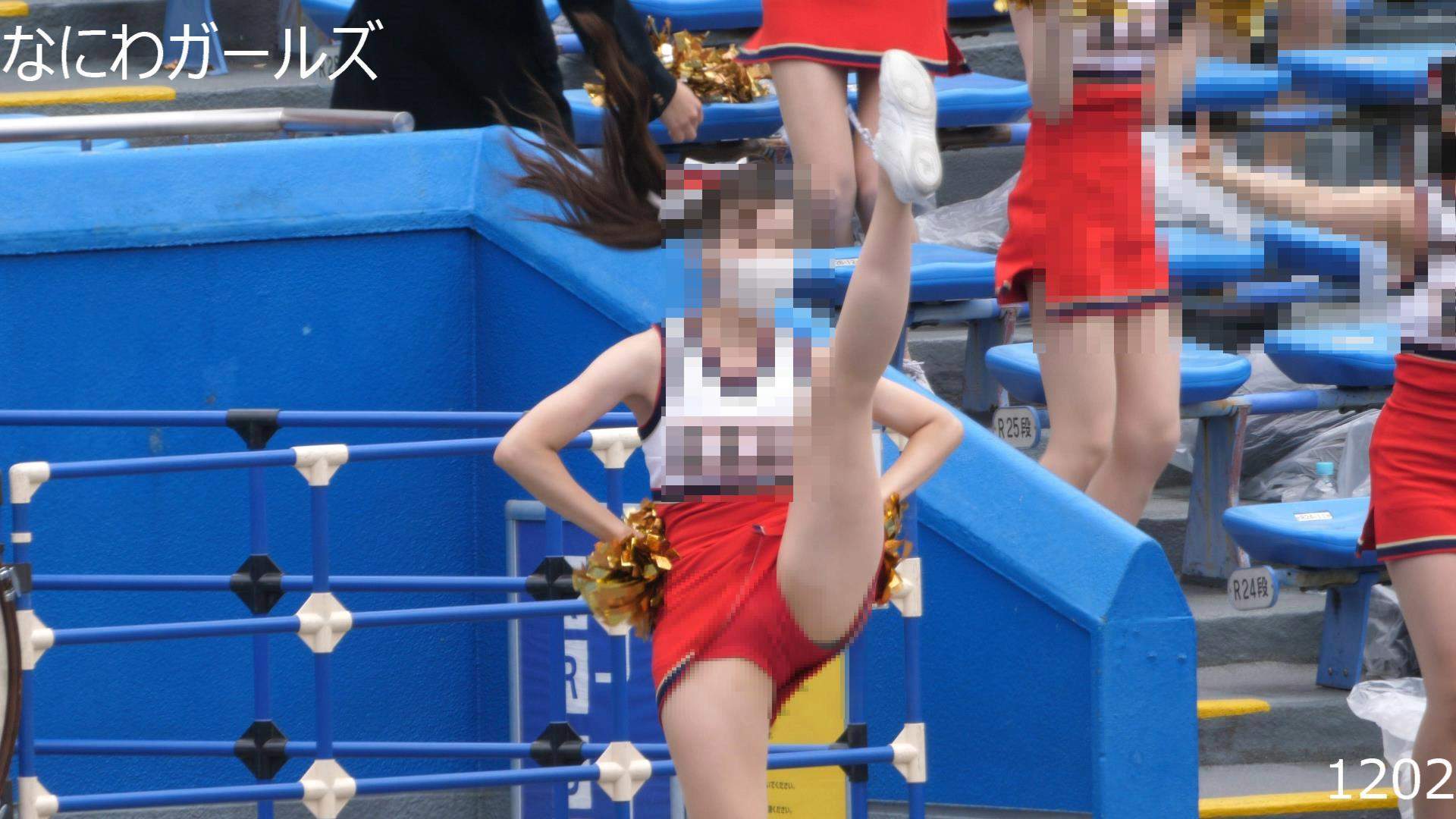なにわガールズ1202【4K】さすが陸の王女! ハミパンチラリ! 屈みハミパン! 魅せ方がうまい!