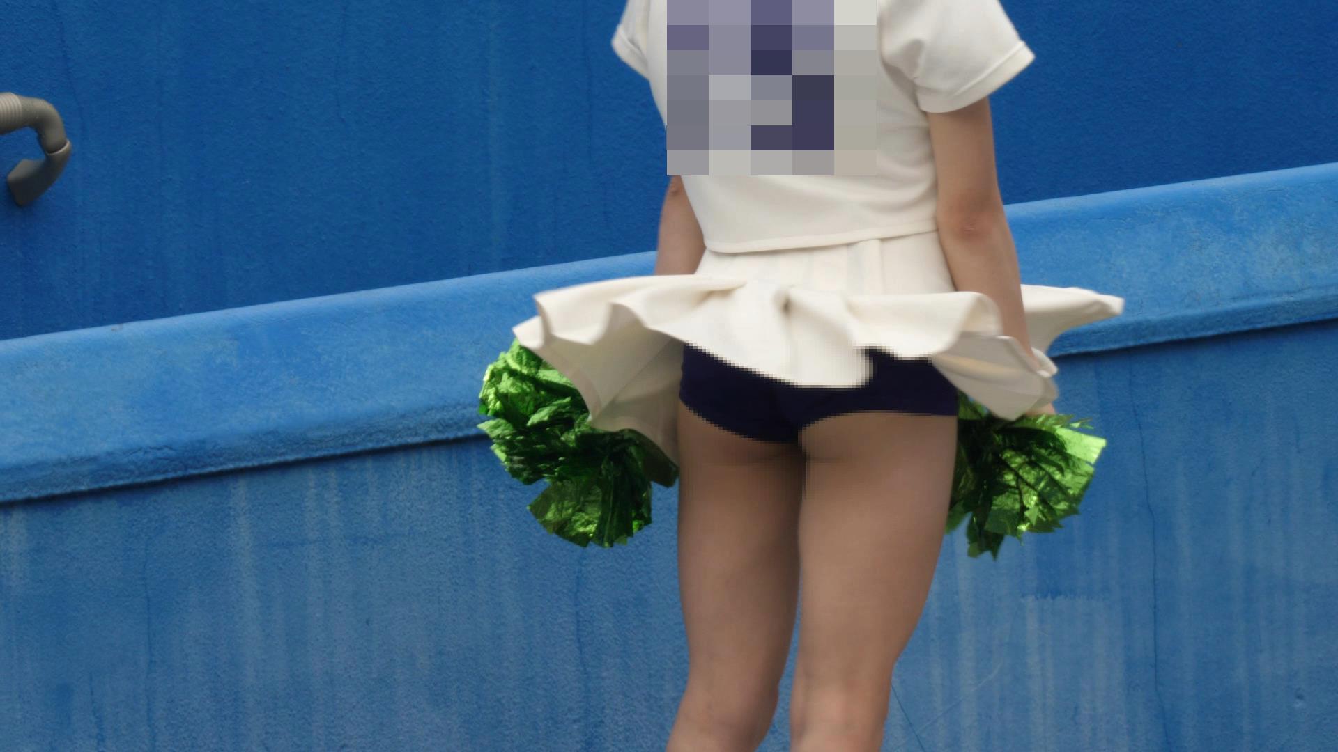 なにわガールズ1206【4K】この日が最後の応援に！　ハミパンの色もスクールカラーに合わせて踊ります！
