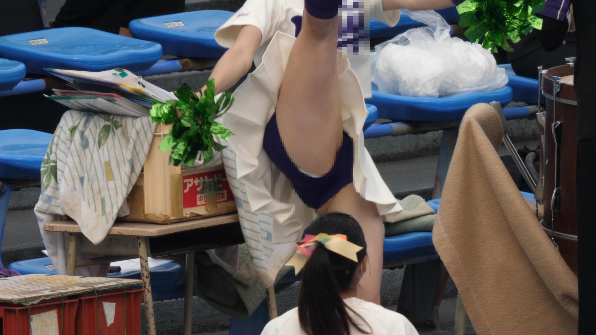なにわガールズ1206【4K】この日が最後の応援に！　ハミパンの色もスクールカラーに合わせて踊ります！