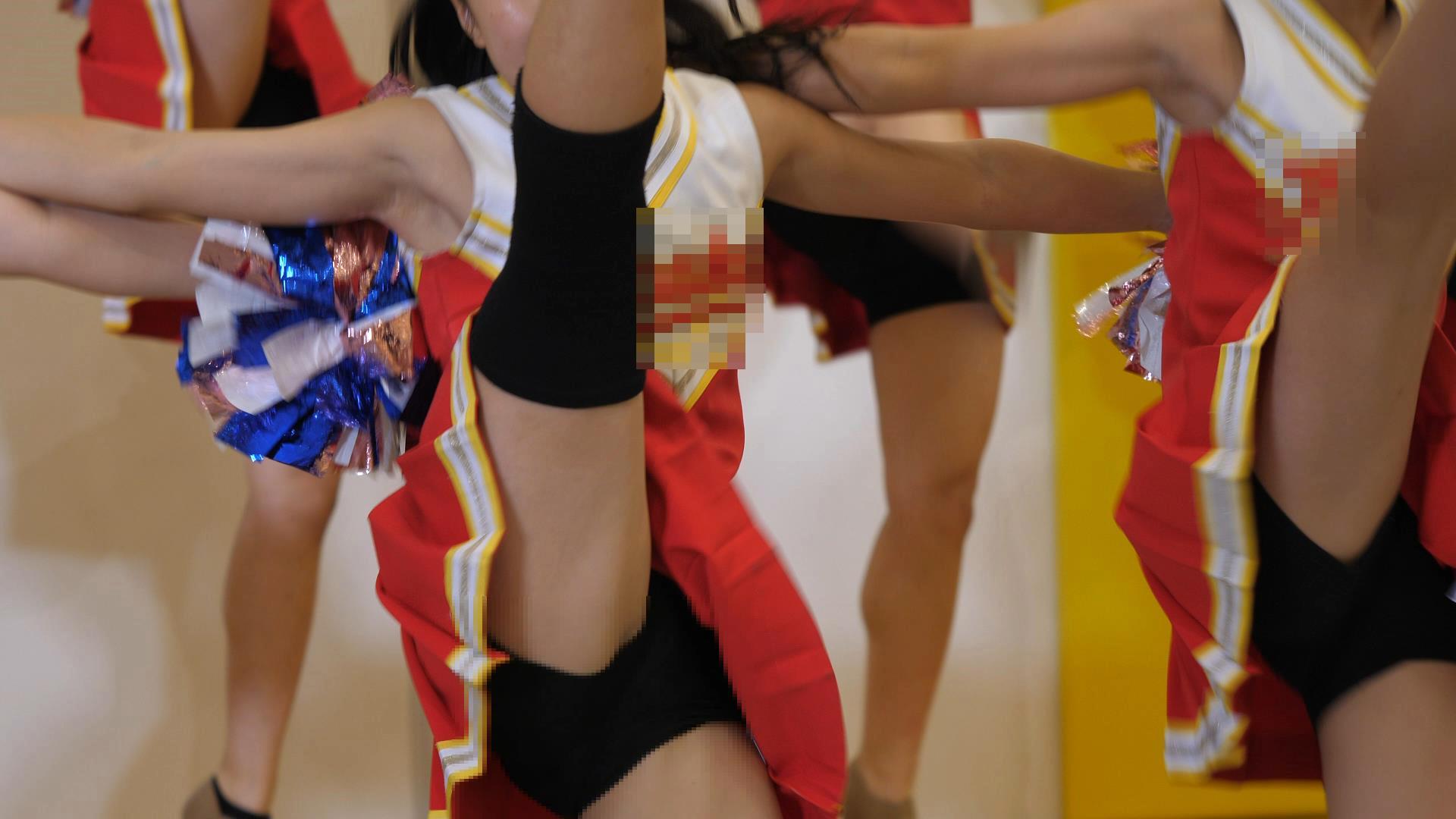 なにわガールズ1216【4K】チア娘は可愛いに限ります! 笑顔! ワキ処理! おへそ! ハイキック! まさに青春です!
