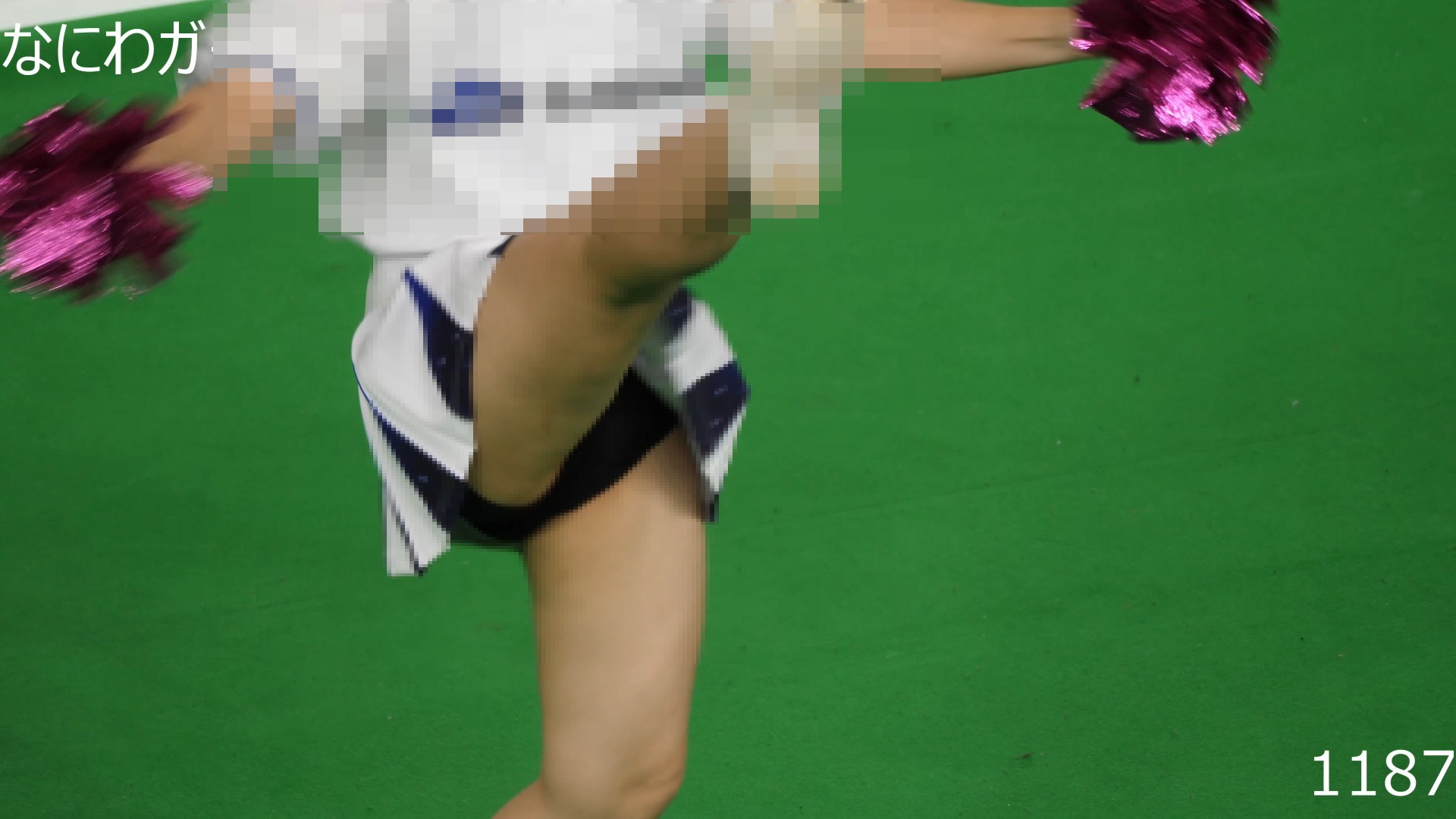 なにわガールズ1187 【4K】 夏の風物詩! 〇〇坂を軽く超えるJDチアがハイキック!