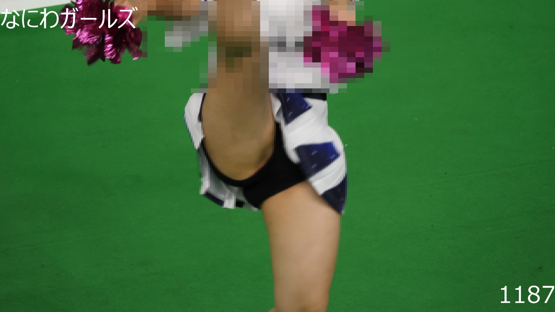 なにわガールズ1187 【4K】 夏の風物詩! 〇〇坂を軽く超えるJDチアがハイキック!