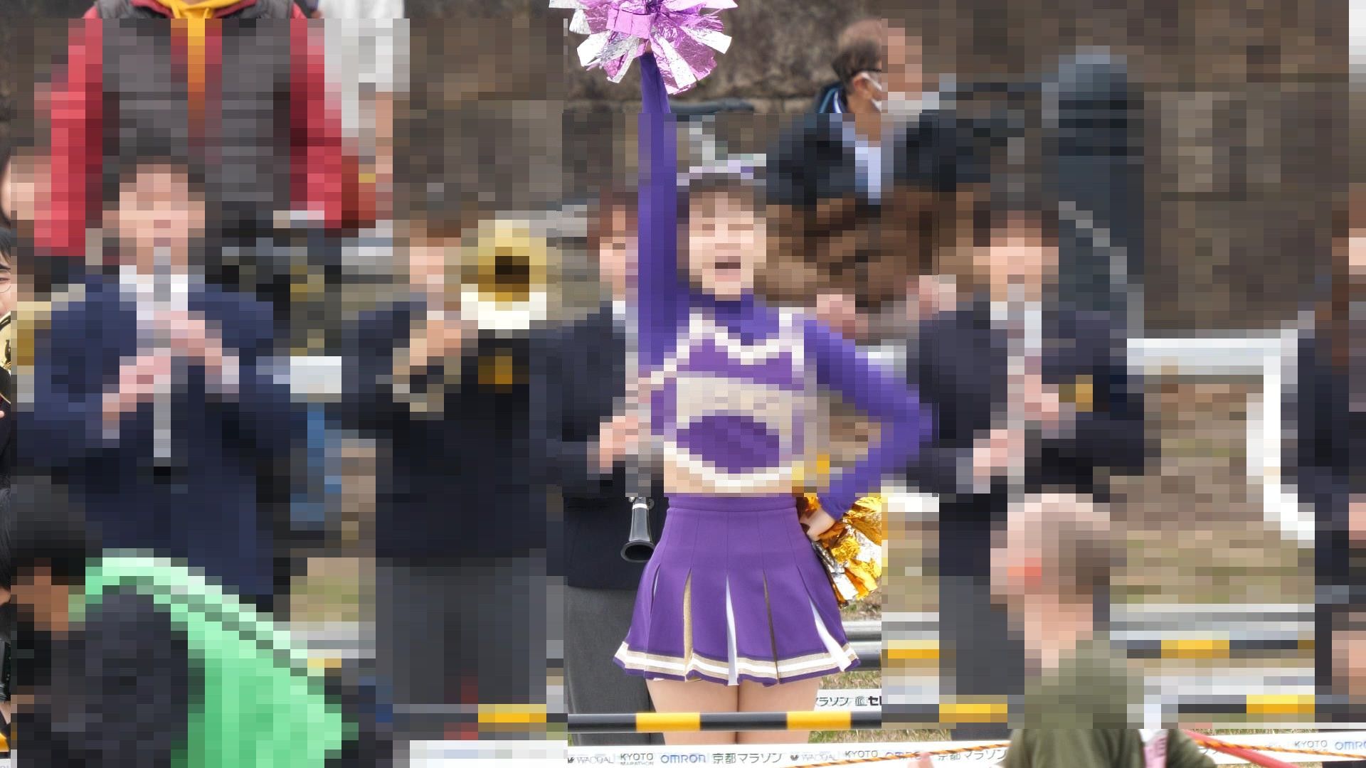 なにわガールズ1189【4K】河川敷の向こうから愛をこめて! チア最高!