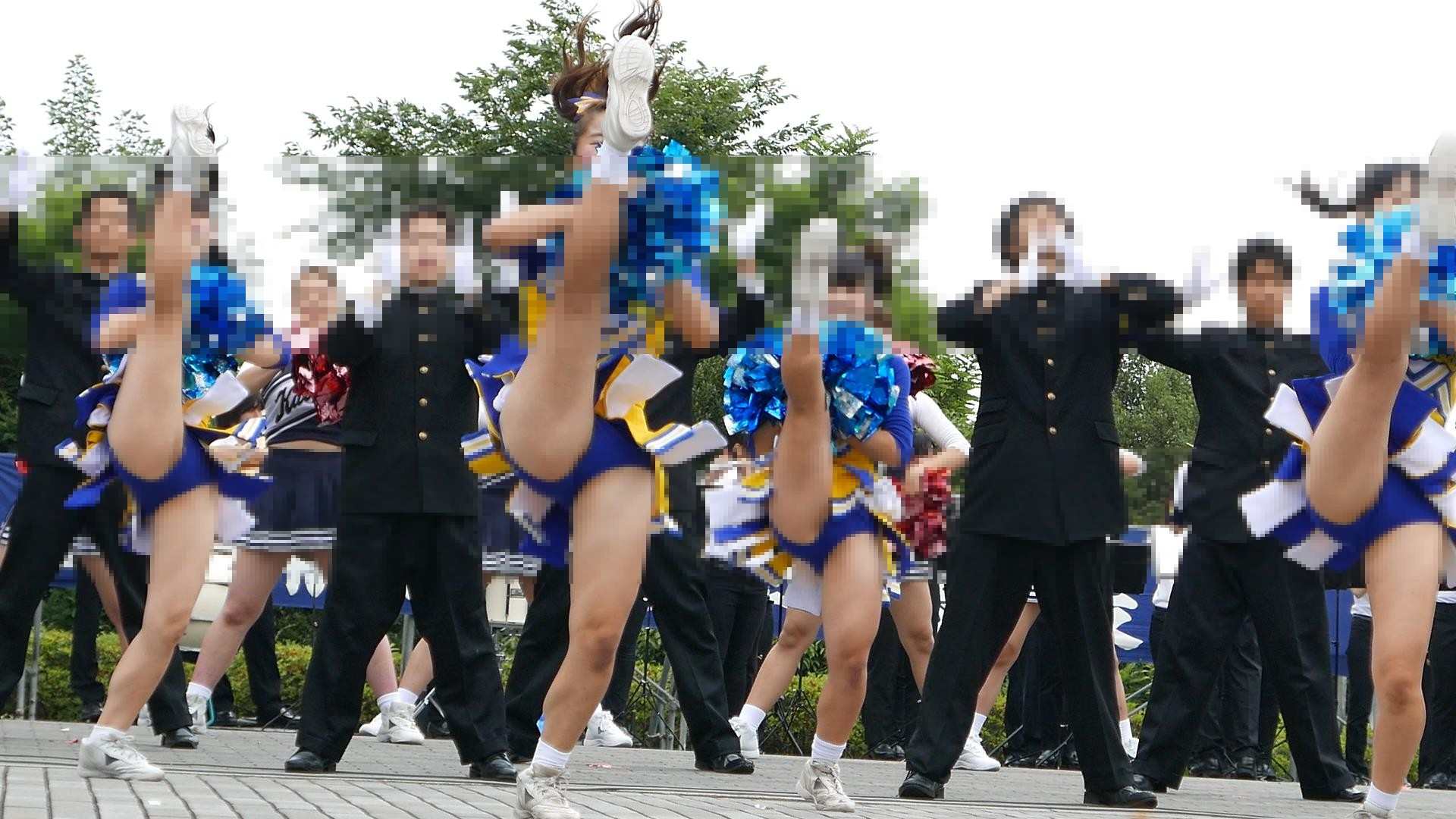 なにわガールズ1191【4K】祝! 優勝記念! 新入生が前屈みでハミパン! 食い込み!