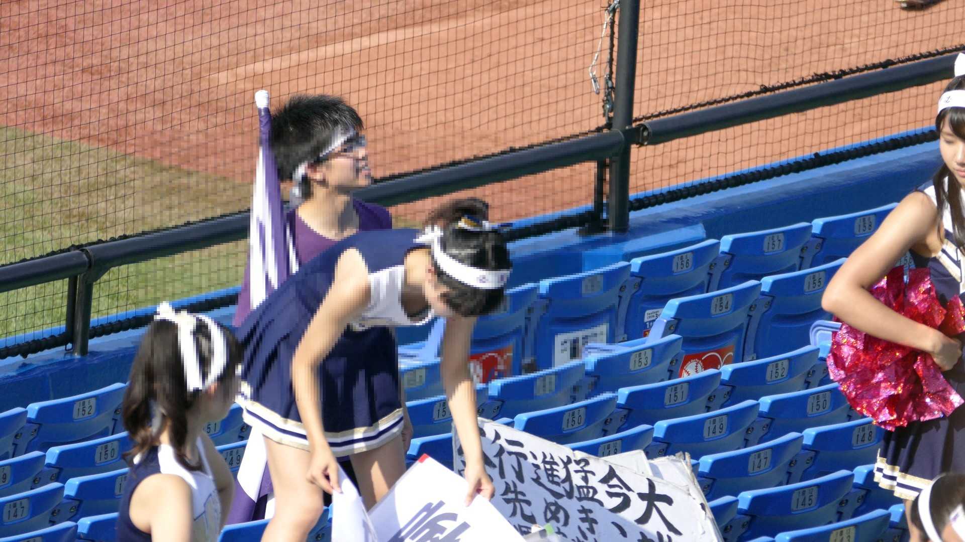 なにわガールズ1196【4K】まさに黄金世代！　あのプロ野球選手の妻は!?　ハミパンでした～！