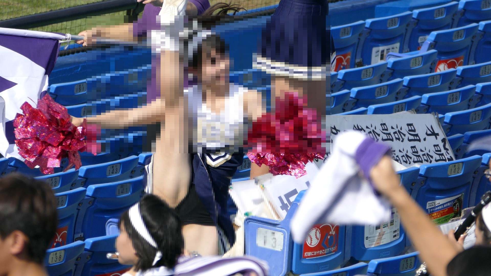 なにわガールズ1196【4K】まさに黄金世代！　あのプロ野球選手の妻は!?　ハミパンでした～！