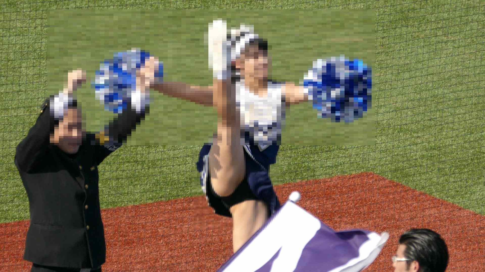なにわガールズ1196【4K】まさに黄金世代！　あのプロ野球選手の妻は!?　ハミパンでした～！