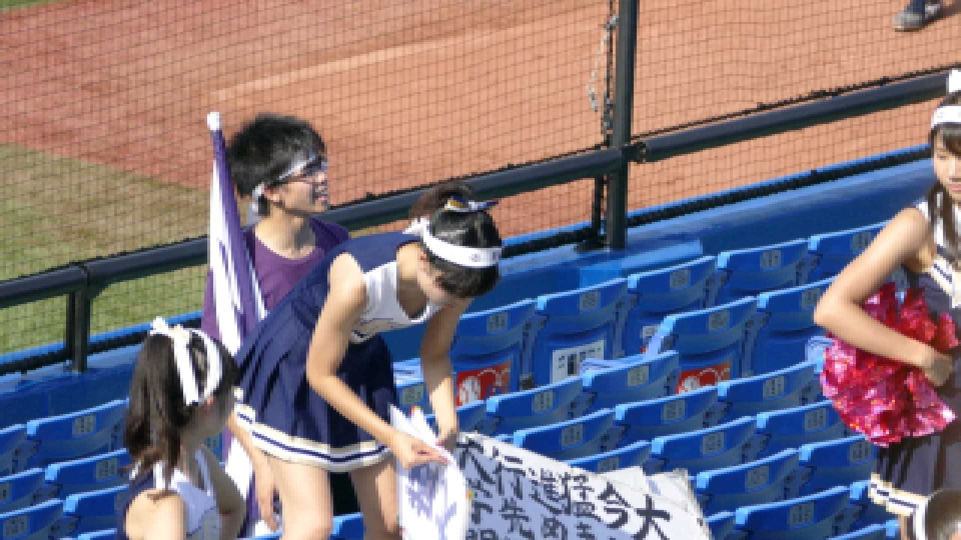 なにわガールズ1196【4K】まさに黄金世代！　あのプロ野球選手の妻は!?　ハミパンでした～！