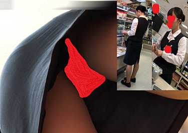 綺麗な店員さんのスカートの中の秘密part3