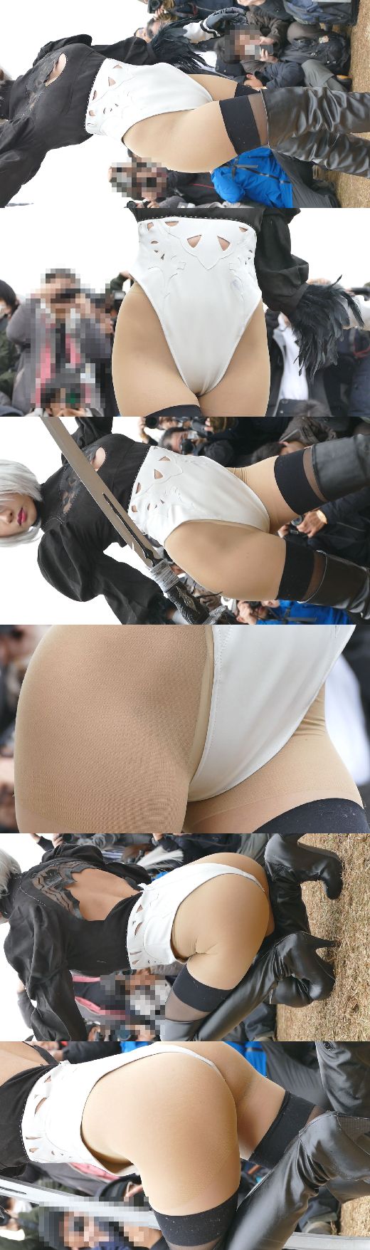 えっちなコスプレイヤーが公園に大集合！食い込み胸の谷間出しまくりNO-3 巨乳ビキニちゃん編