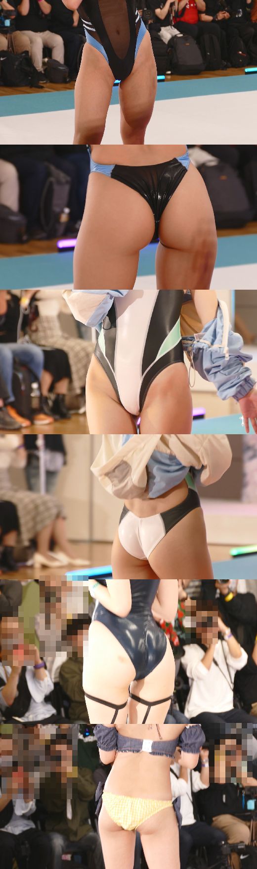 超高画質FHD動画 ランウェイをさっそうと歩く下着姿のS級美女達NO-1食い込みケツ編