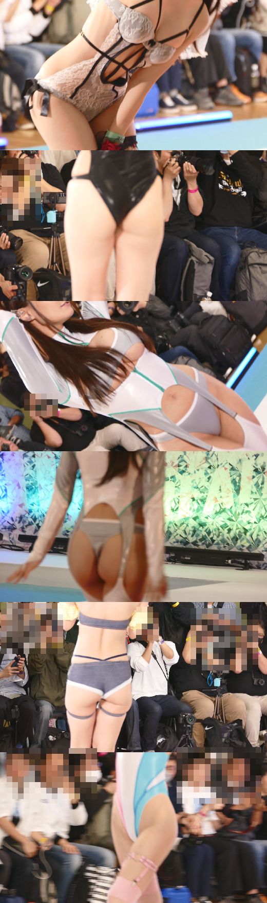超高画質FHD動画 ランウェイをさっそうと歩く下着姿のS級美女達NO-1食い込みケツ編
