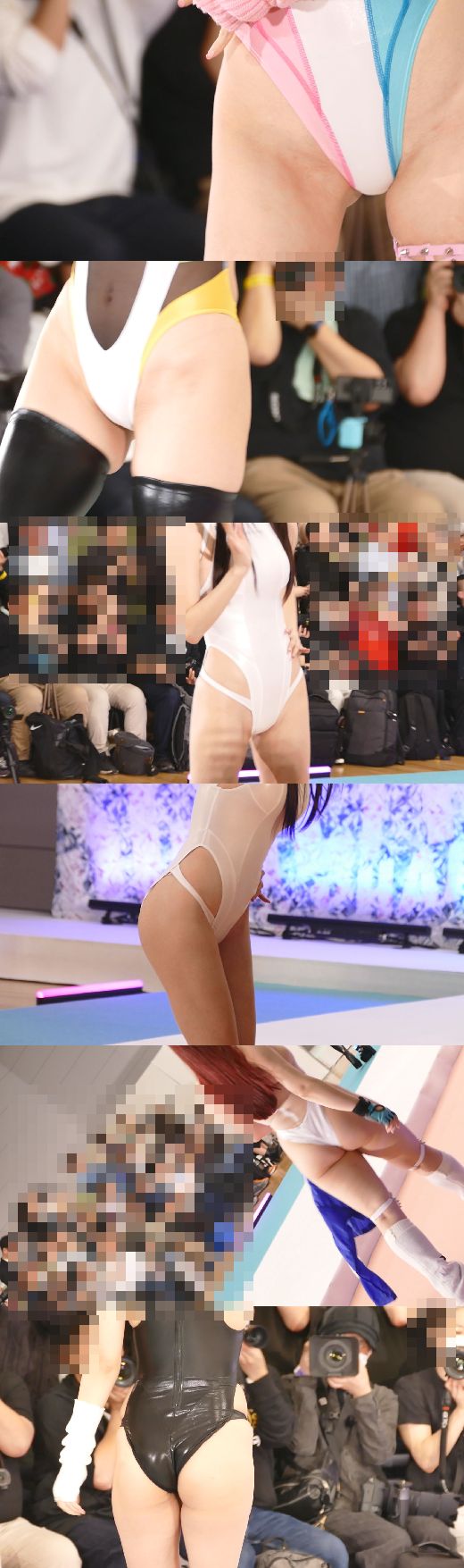 超高画質FHD動画 ランウェイをさっそうと歩く下着姿のS級美女達NO-1食い込みケツ編