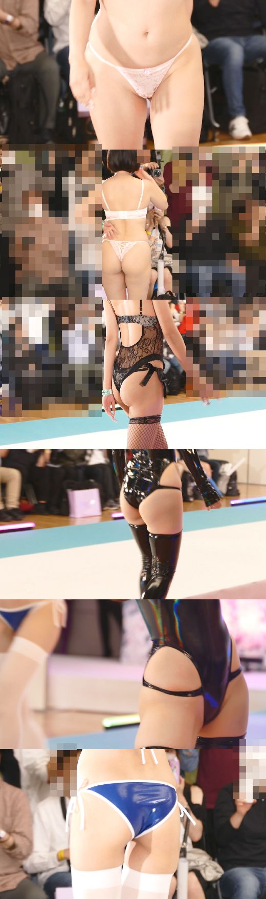 超高画質FHD動画 ランウェイをさっそうと歩く下着姿のS級美女達NO-4 競泳水着コス編