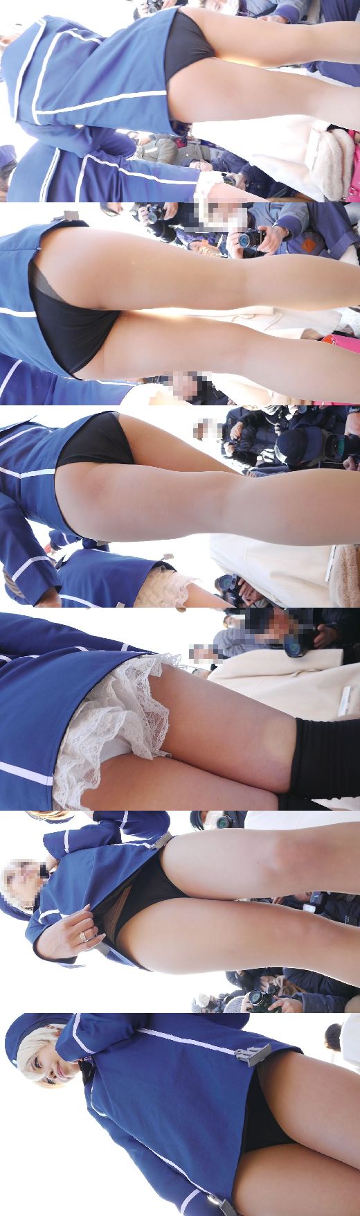 超高画質FHD動画 えっちなコスプレイヤー二人組をゼロ距離ローアングル撮影