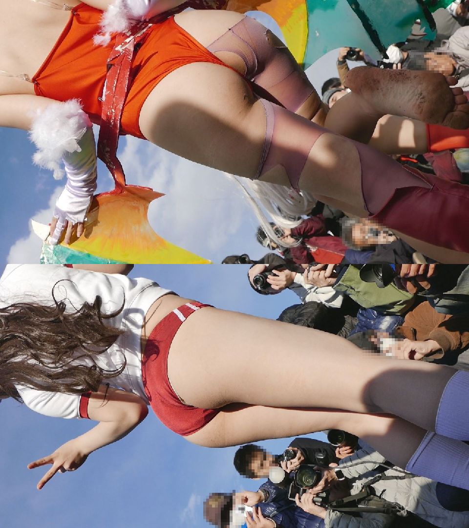 PALPIS 超高画質FHD動画 エロレイヤーに群がる無数のカメコ達 レイヤーの股間尻をゼロ距離ローアン撮りNO-3NO-4セット 87425