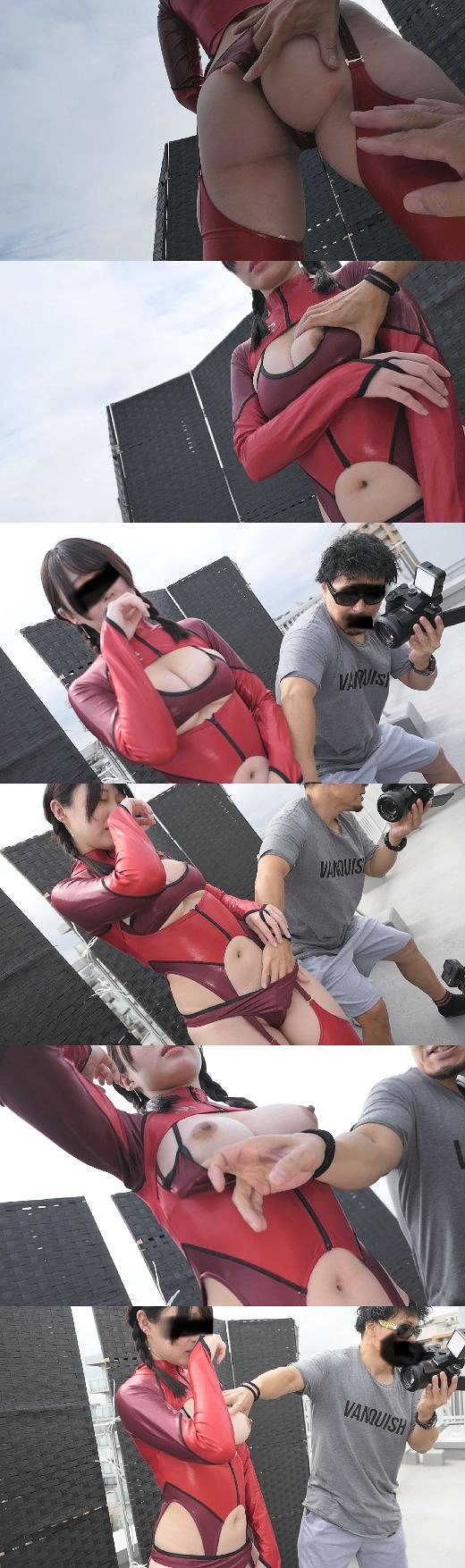 超高画質FHD動画 Pフェット新人モデル危機一髪 野外イベントで悪質カメコの餌食にNO-1NO-2セット