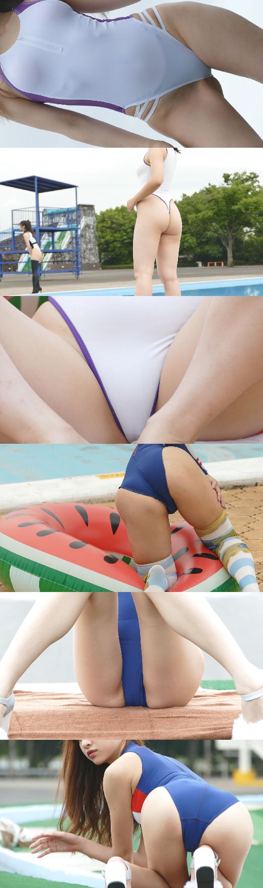 競泳水着野外アイドルフェスティバル えっちな食い込みハイレグ娘大集合 ファン狂喜乱舞NO-5678セット