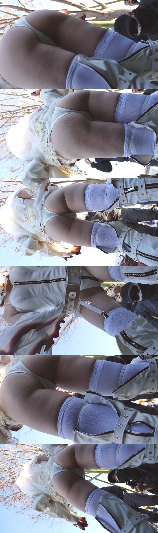 公園がコスプレコスプレ会場に!露出狂レイヤーが大集合!カメコ狂喜乱舞NO-1 生ケツ真っ逆さま撮り編