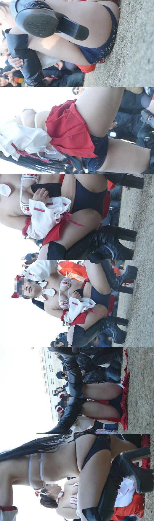 公園がコスプレ会場に！露出狂レイヤーが大集合！カメコ狂喜乱舞NO-4 カメコを挑発編