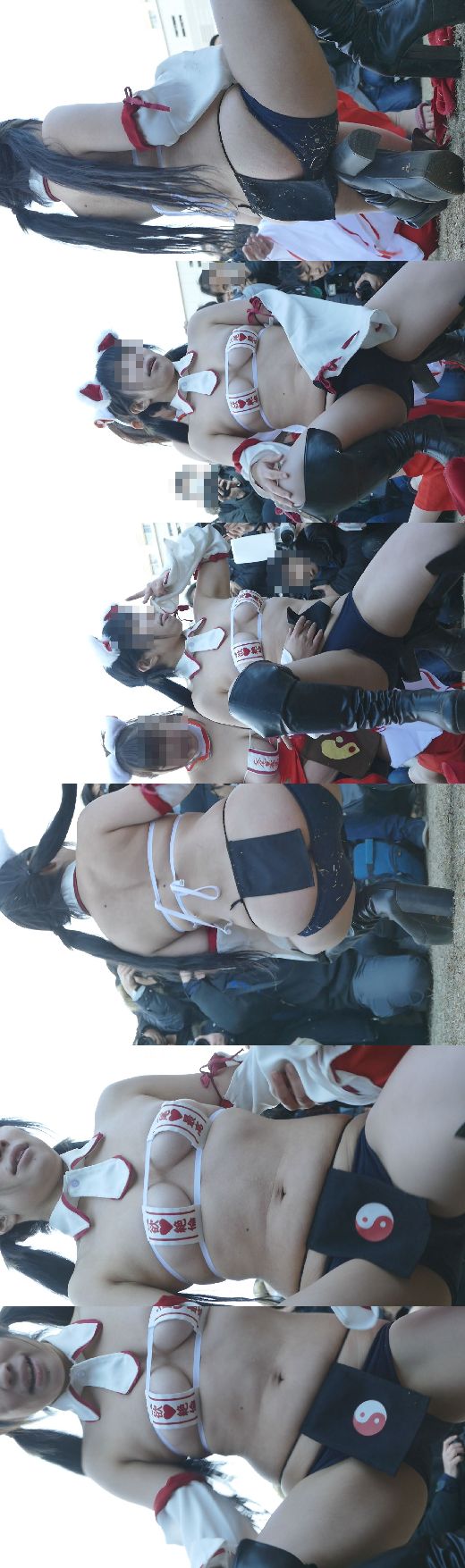 公園がコスプレ会場に！露出狂レイヤーが大集合！カメコ狂喜乱舞NO-4 カメコを挑発編