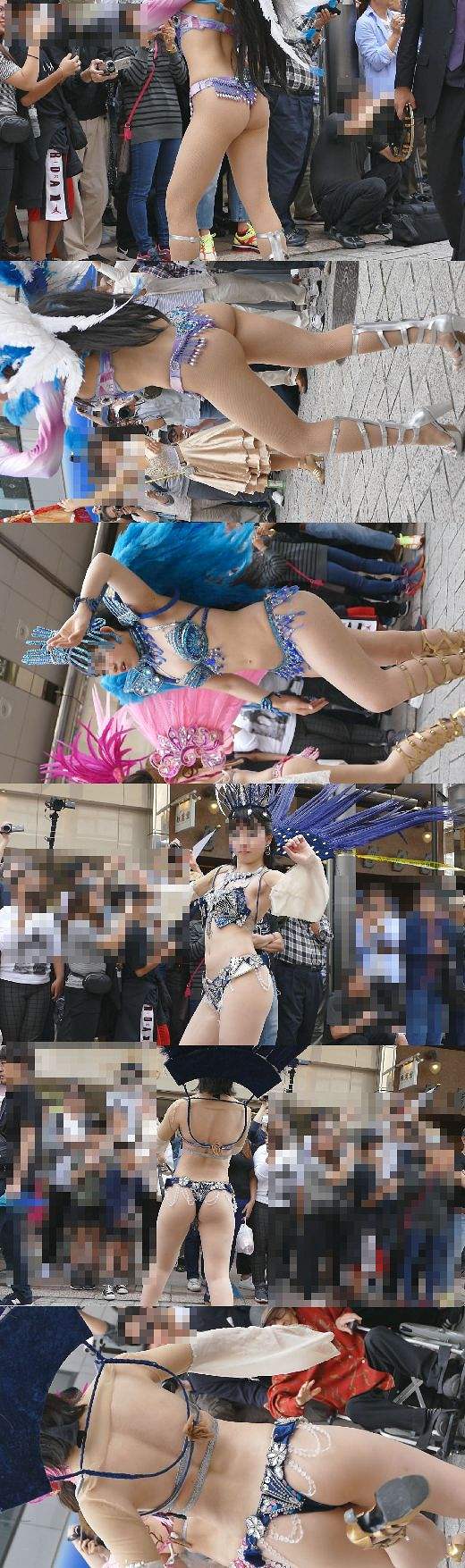 【PALPIS様先行独占】超絶美女軍団JDサンバチーム登場で商店街はお祭り騒ぎNO-4 スレンダー美女編