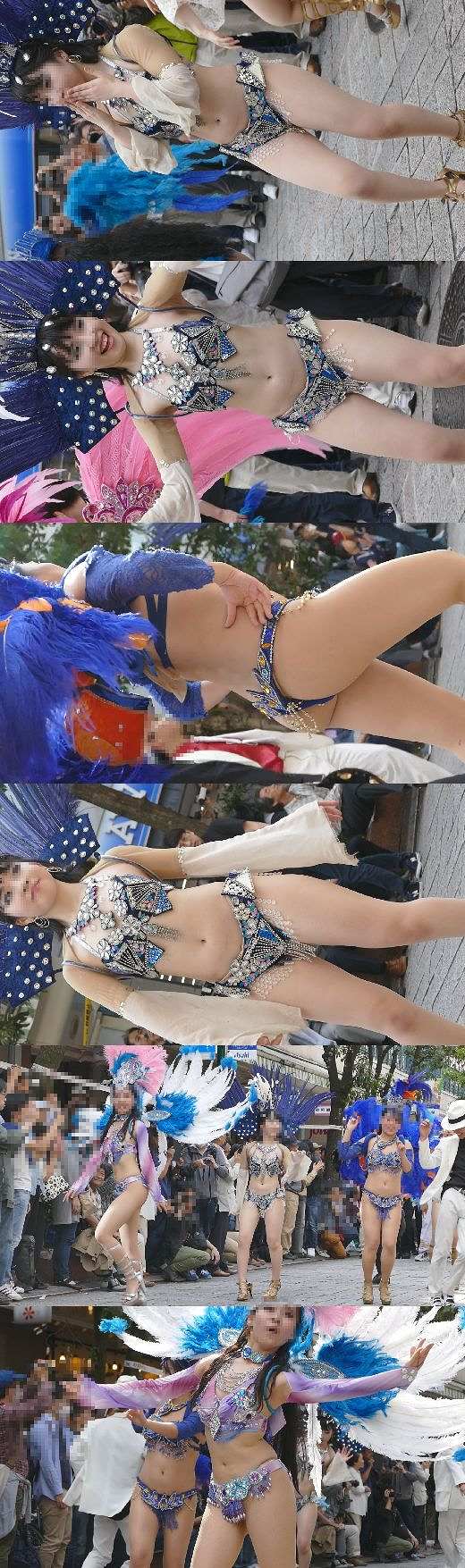 【PALPIS様先行独占】超絶美女軍団JDサンバチーム登場で商店街はお祭り騒ぎNO-4 スレンダー美女編