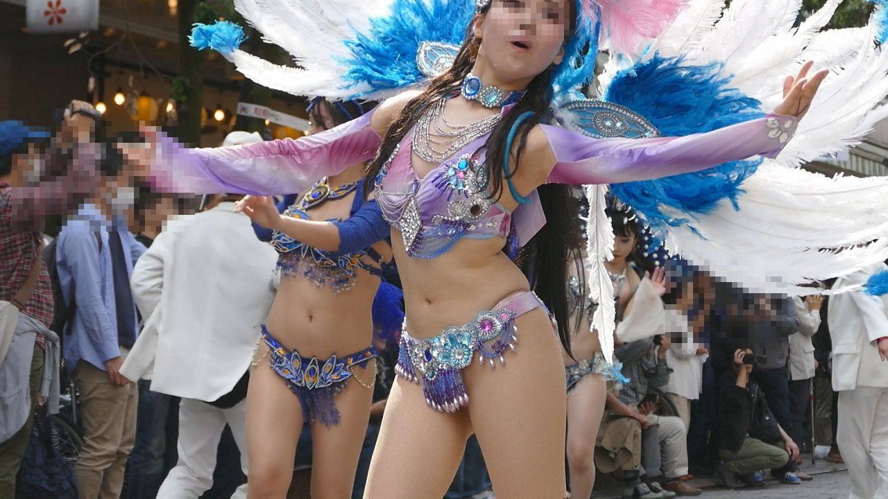 【PALPIS様先行独占】超絶美女軍団JDサンバチーム登場で商店街はお祭り騒ぎNO-4 スレンダー美女編