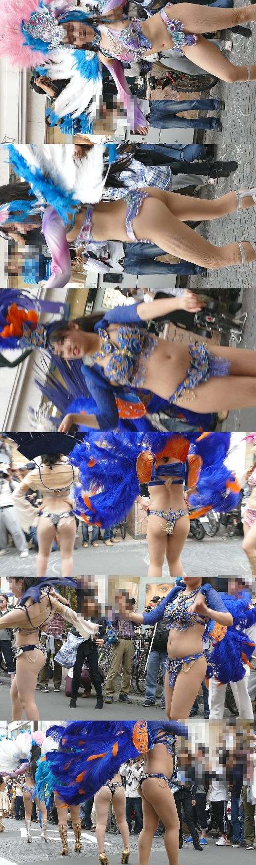 【PALPIS様先行独占】超絶美女軍団JDサンバチーム登場で商店街はお祭り騒ぎNO-6 お尻美人編