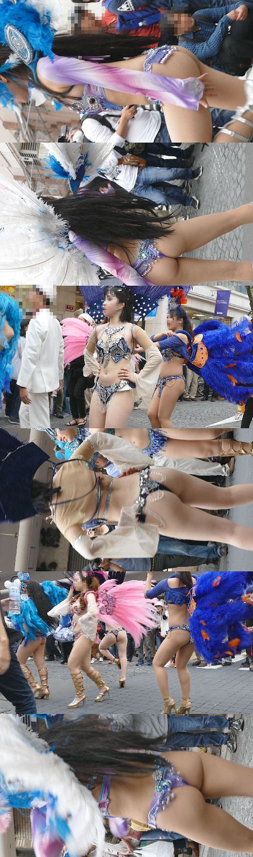 【PALPIS様先行独占】超絶美女軍団JDサンバチーム登場で商店街はお祭り騒ぎNO-6 お尻美人編